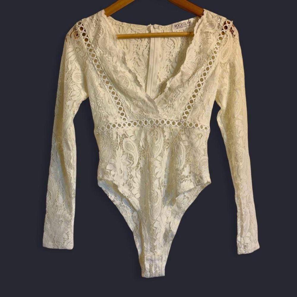 Lace Long Sleeve Bodysuit